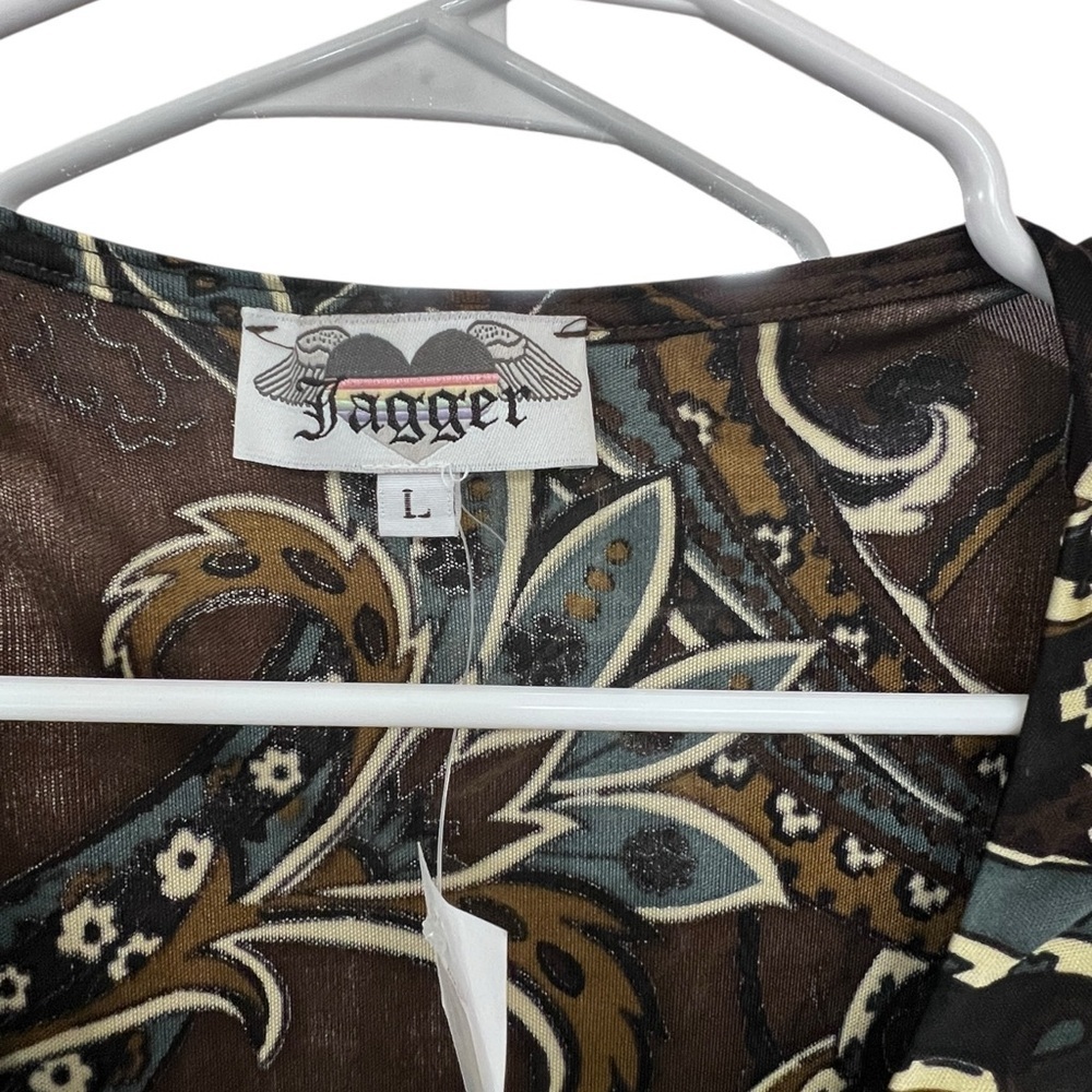 NWT Jagger Women’s 100% Silk Midi Dress - Picture 2 of 5